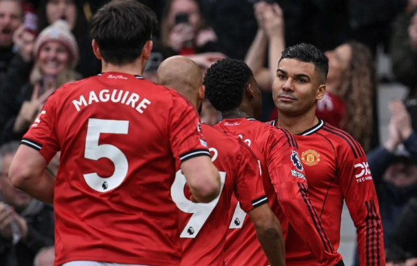 Man Utd Dominasi, Casemiro Gol Kemenangan